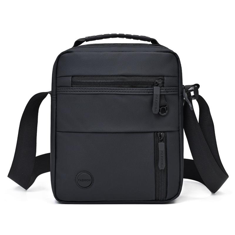 Мужская сумка Наплечная сумка для commuters Наружная дорожная сумка чёрный