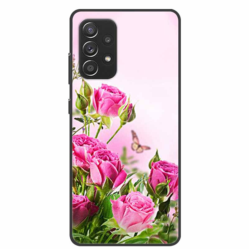 Für Coque Samsung A52s 5G Hülle Stoßfeste weiche Silikon-TPU-Rückseite für Samsung Galaxy A52s 5G Handyhüllen A52 S Niedlicher Cartoon