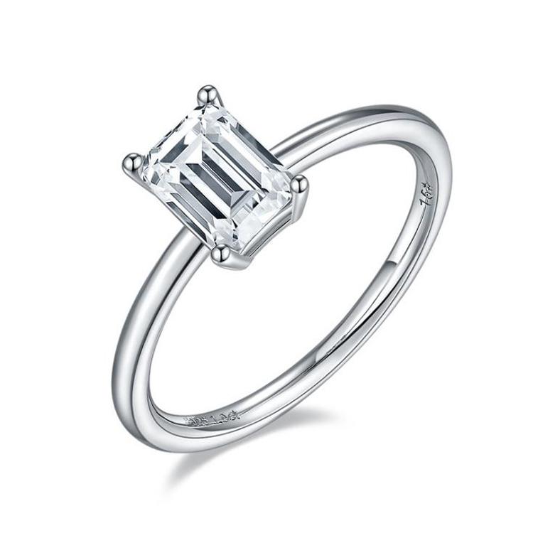 Redleaf Fashion Jewelry 18K 24K Gold Men Women Minimalist 925 Sterling Silver Ring Gold Plated Ring