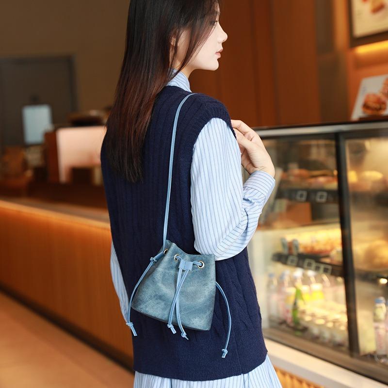 pump with bucket bag bag bag versatile personalized shoulder bag fashion trend simple bag