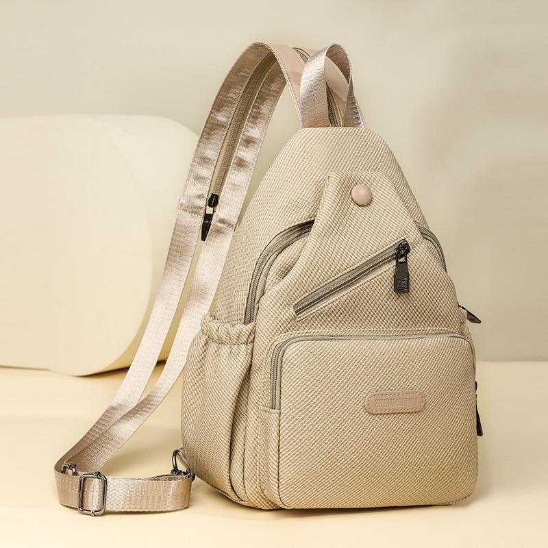 Multifunctional Lightweight Chest Bag Women's Large Capacity Shoulder Bag Commuter Backpack