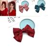 Fashionable Satin Ribbon Hairpins With Big Bow For Women And Girls Accessories