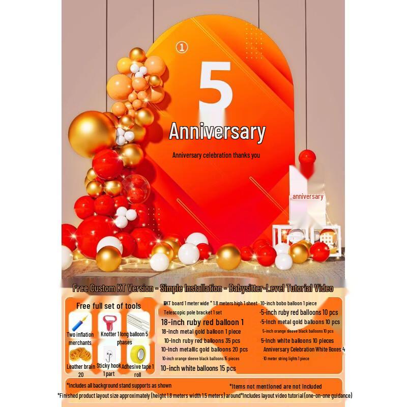 Company Anniversary Decoration KT Board