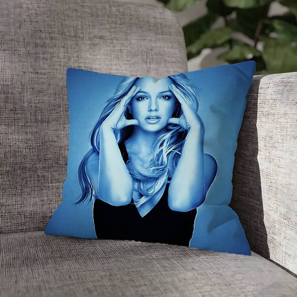 B-Britney S-Spears Pillow Case For Sofa Decor Car Office Room Printing Cushion Cover Decorations and Protector