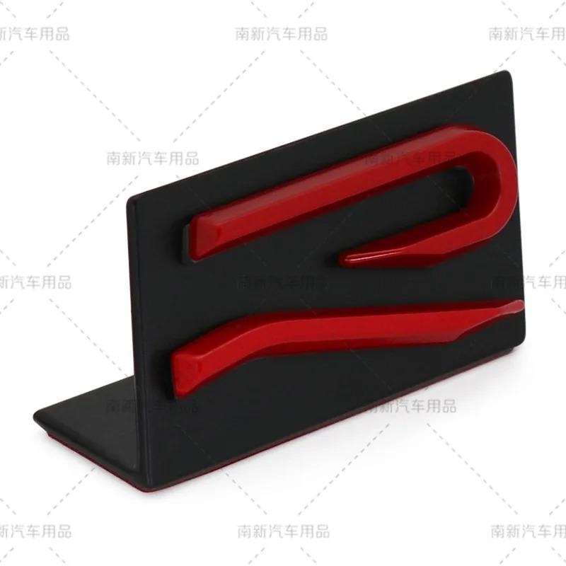 3D Metal Materail Car New R Rail Front Grille Badge Emblem Stickers For VW Volkswagen SAGITARE ARTEON POLO MK GOLF 8 Ac BAM1