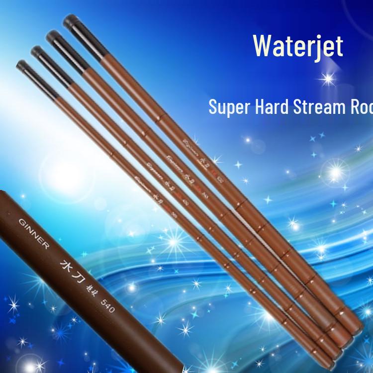Compact 2.7m Fiberglass Stream Fishing Rod for Beginners Top 3 Sections Replacement