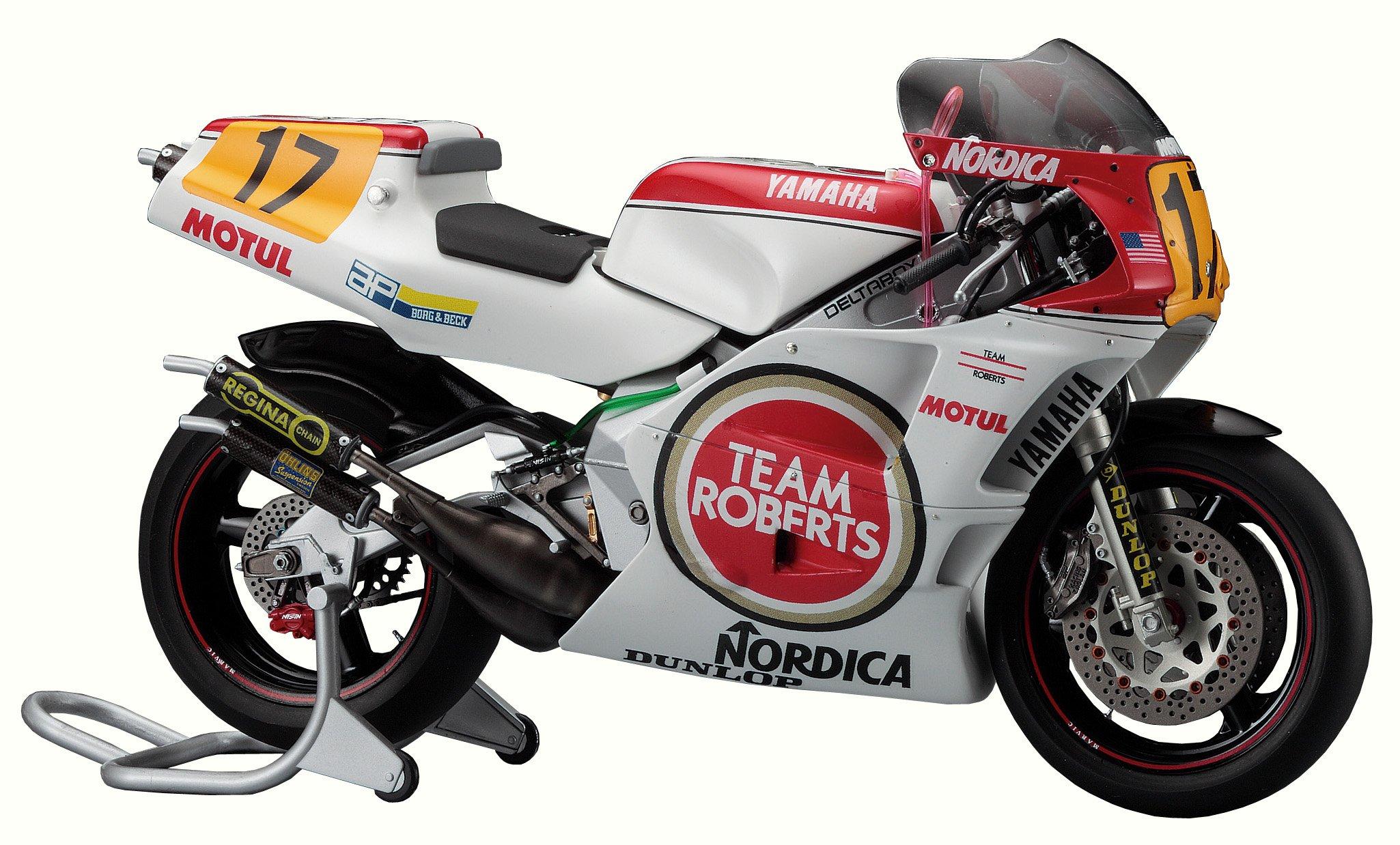 

Hasegawa Yamaha YZR500 0W98 Team Lucky Strike Roberts 1988 21707 1/12