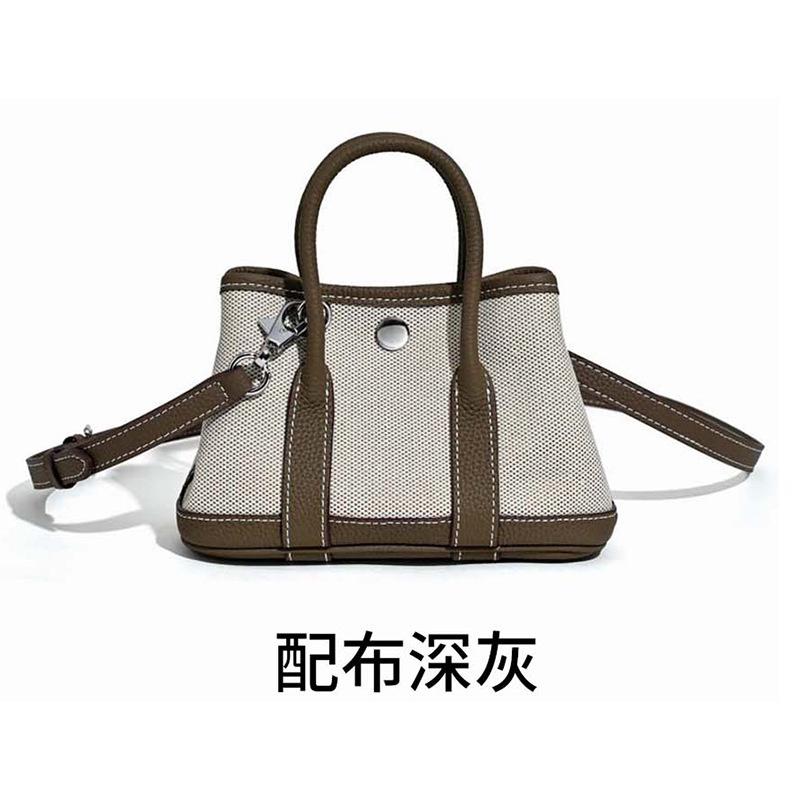 First layer cowhide garden bag going out fashionable commuter handbag shoulder bag women's bag
