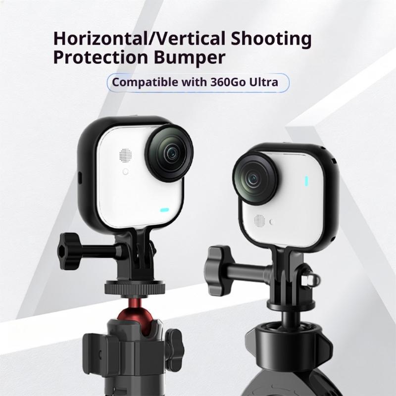 MultiAngle Shoot Cage Bracket For GO Ultra Action Cameras Enhances Stability Heat Dissipation Design Lightweight
