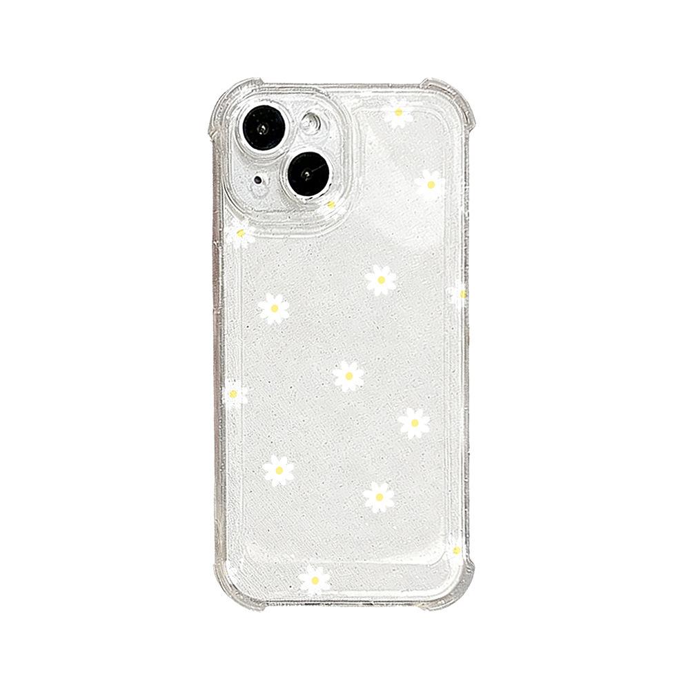 ins small fresh flower applies to iPhone17ProMax mobile phone soft case 14/15 Apple 13 all-inclusive 12 all-inclusive