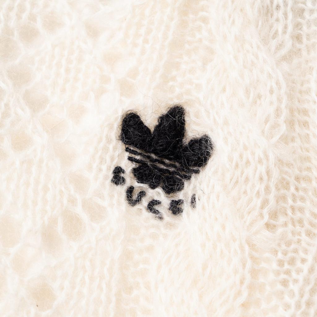 Gucci X Adidas Mohair Knit Sweater Ivory 713023-XKCMO-9791