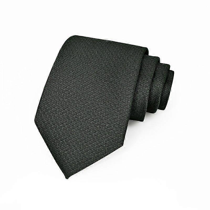 Mens Solid Neckties,2.36'' Wide Slim Tie For Men With Gift Box Olive Green