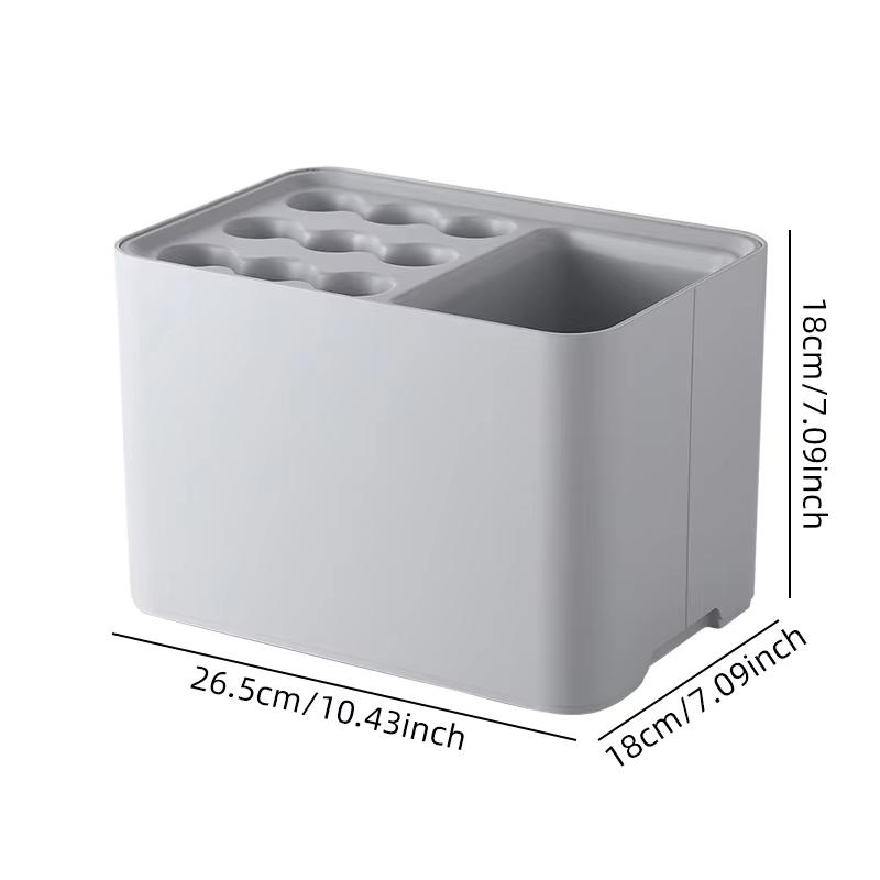 Damlama tepsisine sahip şemsiye rafı, giriş koridorunun köşesinde yerden tasarruf sağlayan depolama için uygundur, 10/15 şemsiye tutabilir