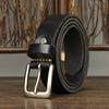 Men's Pin Buckle Belt Men's Leather First Layer Pure Cattlehide Simple All-Match Casual Jeans Belt