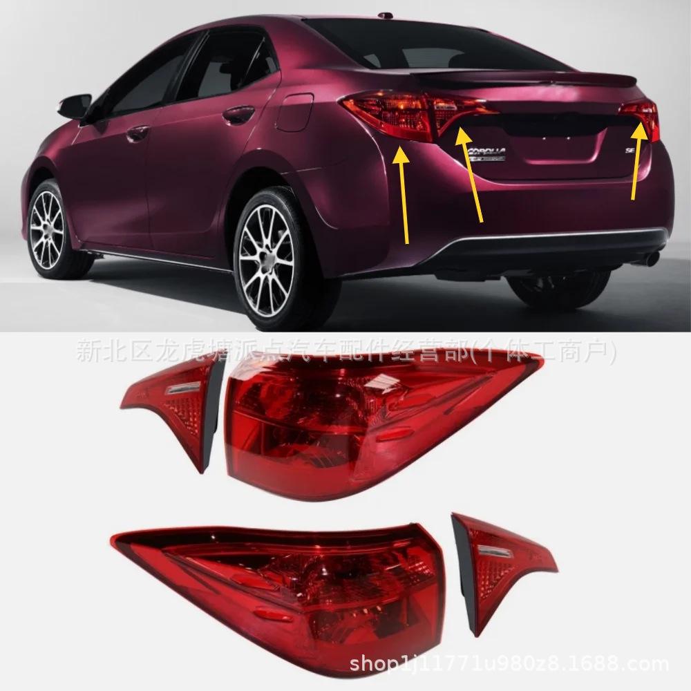 Compatible Flat Head Taillight for 2017 Toyota Corolla SE (US Version) - Part Numbers 81580-02A60 / 81590-02A.