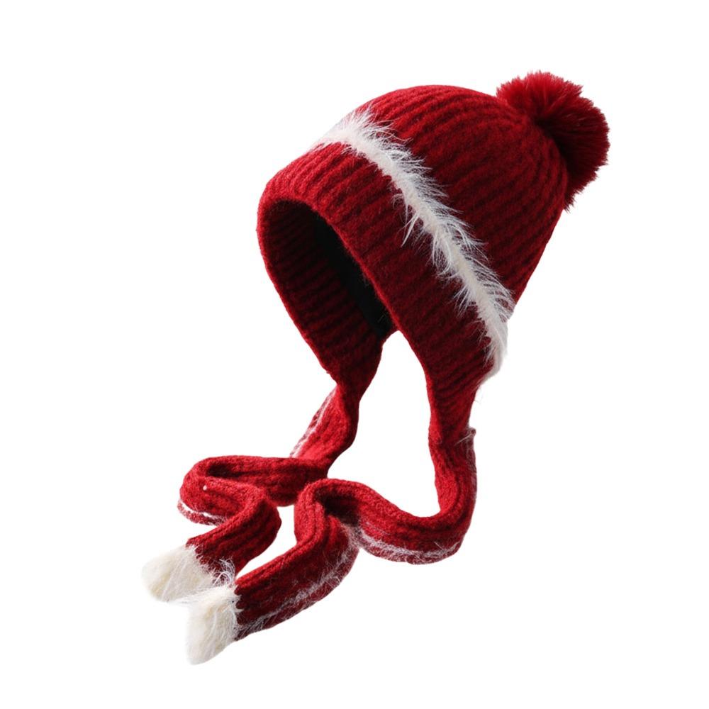 Fashion Warm Knitted Hat Windproof Ear Protection Winter Hat Cold Resistant Beanie Cap Autumn Winter