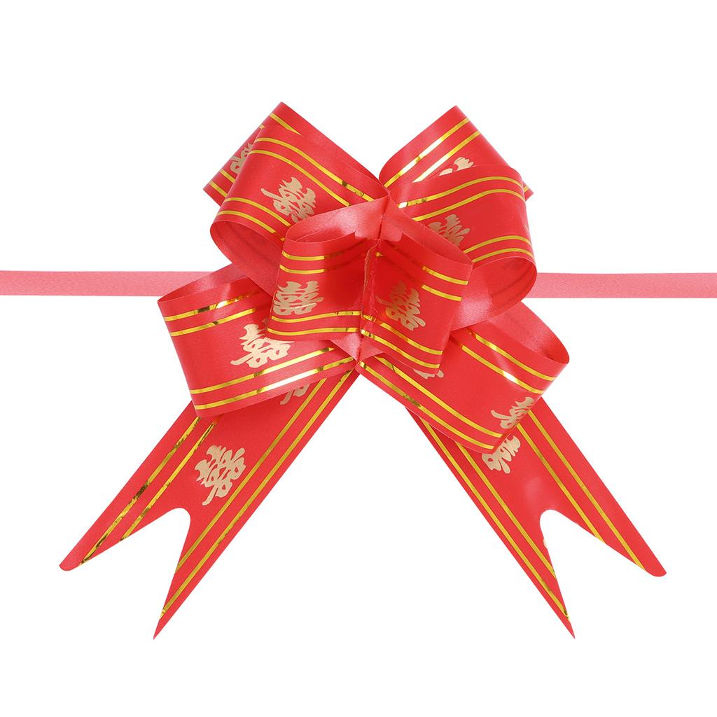 20pcs/lot Colorful Pull Bows Flowers Ribbon Gift Packaging Bow Party Birthday Halloween Christmas Decoration Bow Gift Decoration