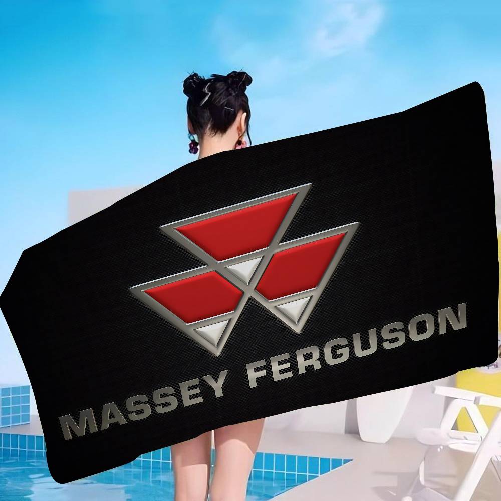 Masseys F-Fergusons Tractor Beach Towel Colorful Bath Towels Microfiber Quick Dry Sand Free Beach Yoga Spa Gym Pool