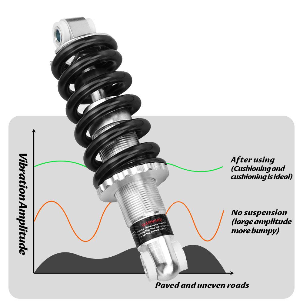 Amortiguador de Resorte 150mm 160mm 155mm Exa Form Mtb Suspensión Trasera de Muelle Amortiguador de Compresión Para Patinete Bicicleta Eléctrica de Montaña