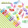 Colorful Plastic Fabric Positioning Clips for Sewing and Crafts