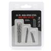 Titanium-Plated High-Speed Steel Twist Drill Bit Set (Straight Shank), 10/25 Pieces