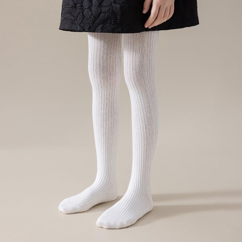 

Cotton Princess Socks Breathable Tights New Leg Warmers For 0-12Y L (6-8 Y) белый