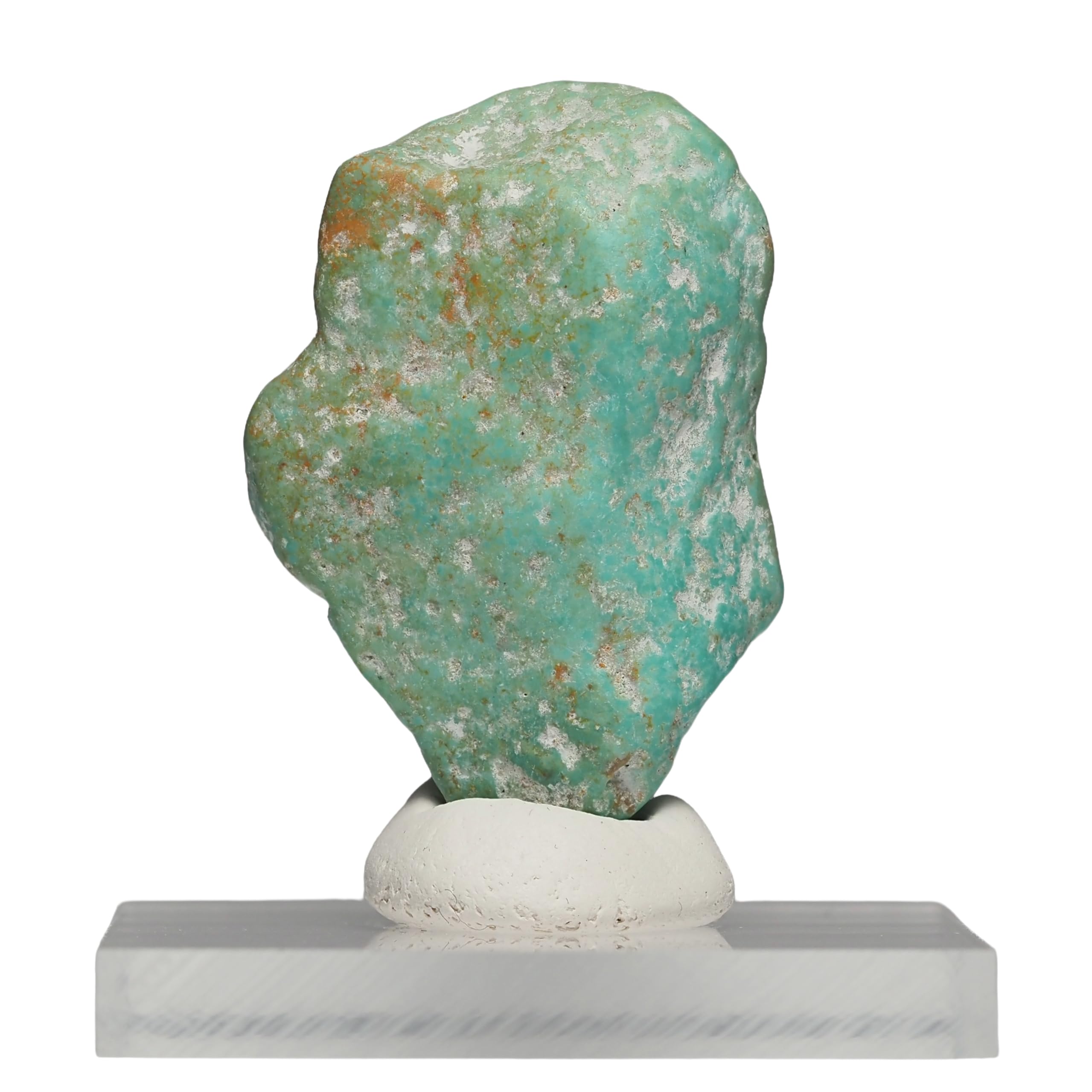

stone Natural Mineral Turquoise Mexico Specimen [N2 Natural] - Sonora, - (15 One-of-a-kind Approx. 13g, 36x25x13mm)