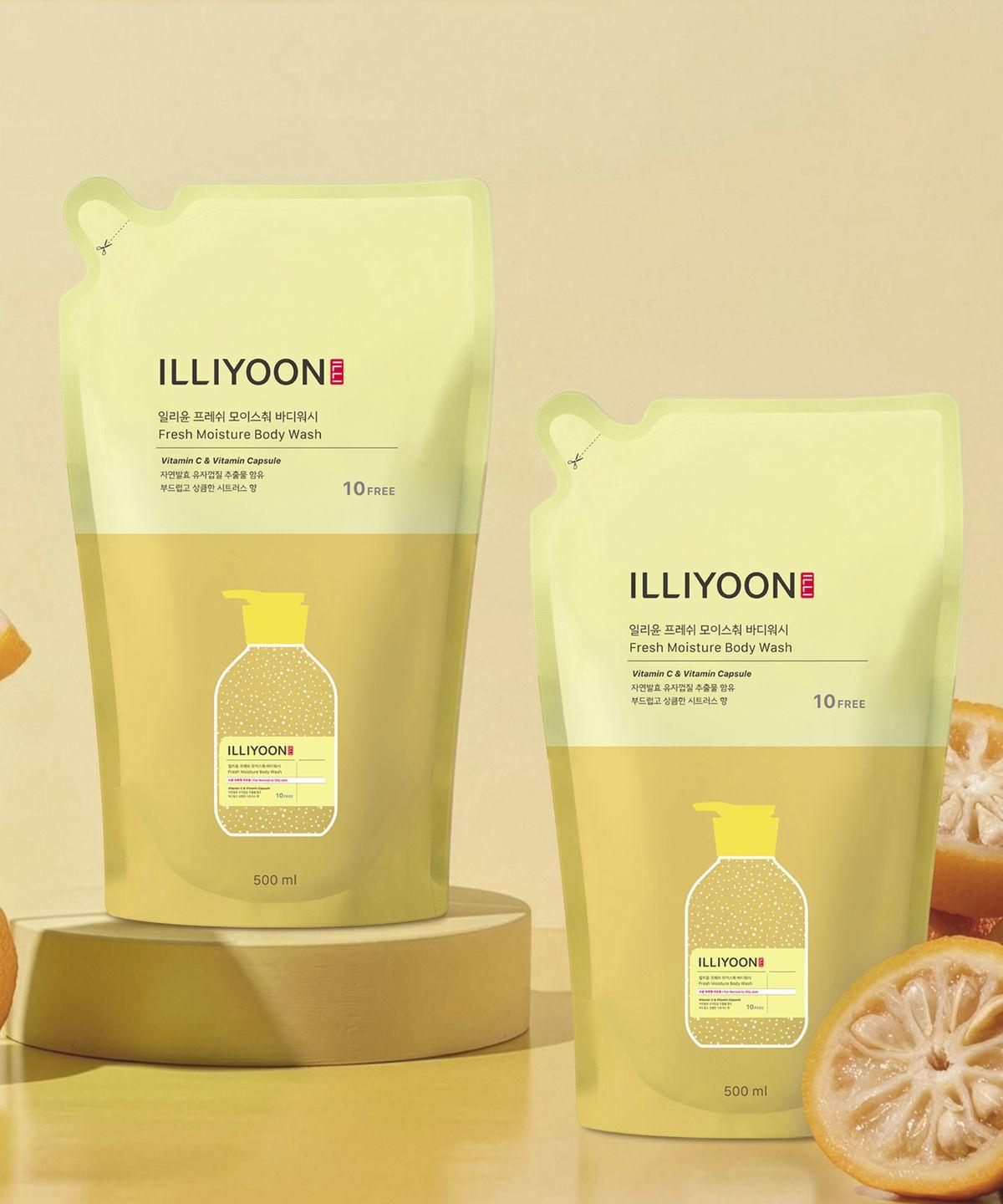 Fresh Moisture Body Wash Refill 500ml (2 Packs)