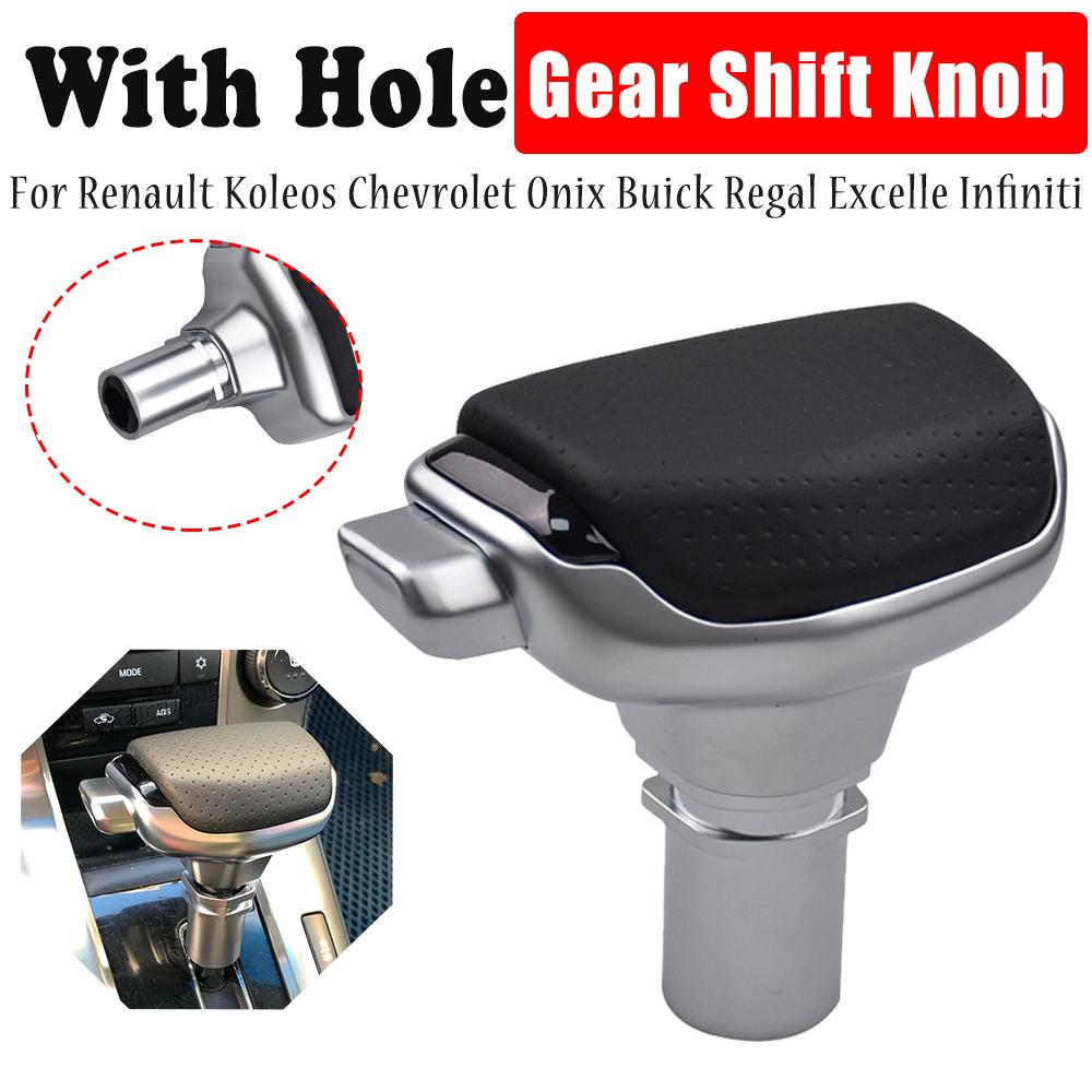 

Automatic Gear Shift Knob For Cruze Koleos Kadjar Regal Excelle GT XT Focus Cadillac ATSL PU Leather Shifter Lever Arm Headball With Hole