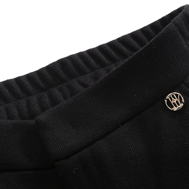 Tatu Women's High-Waist Wide-Leg Stretch Casual Pants