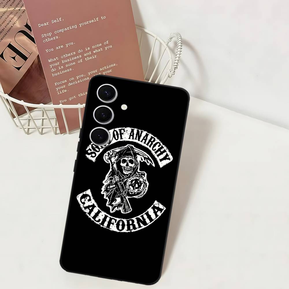 Crime Sons Of Anarchy TV Phone Case For Samsung S 24 Fe 25 Ultra Plus 20 Lite 21 30 22 23 24 22 Ultra 5G Fundas