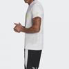 Adidas T Shirts Men's White Crew Neck Moderate Straight Fit GD8715