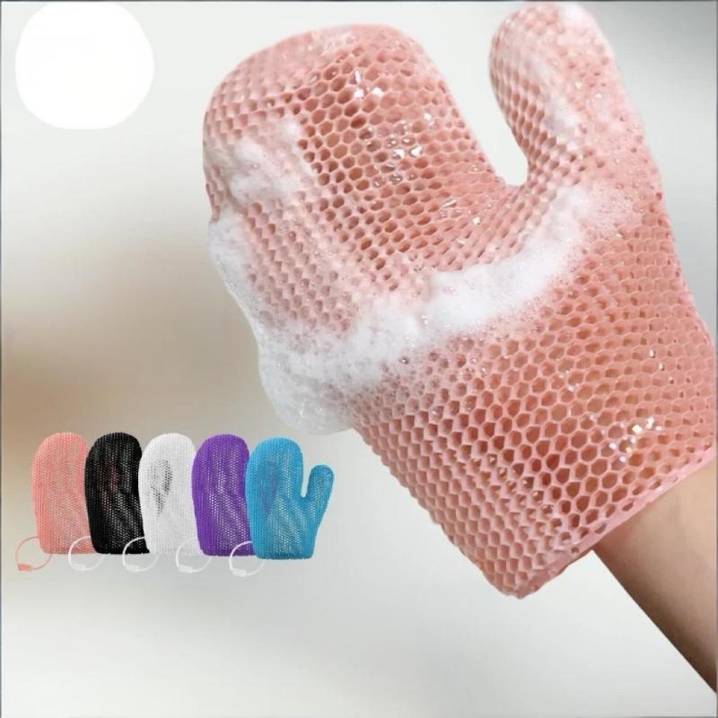 New Honeycomb TPU Exfoliating Shower Glove - Quick-Drying Body Scrubber Sponge For Bathroom
