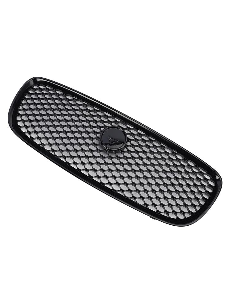 XF-R Style Front Bumper Grill Grille Fit Jaguar XF 2016-2019 Gloss Black