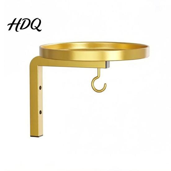 Garden Wall Hanger Mounted Bird Bath Feeder Heavy Duty Metal Birdbath Bowl