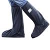 Waterproof Rainproof PVC Boot Shoe Covers Slip Resistant Zippered Galoshes For Hiking Cycling Daily Commuting