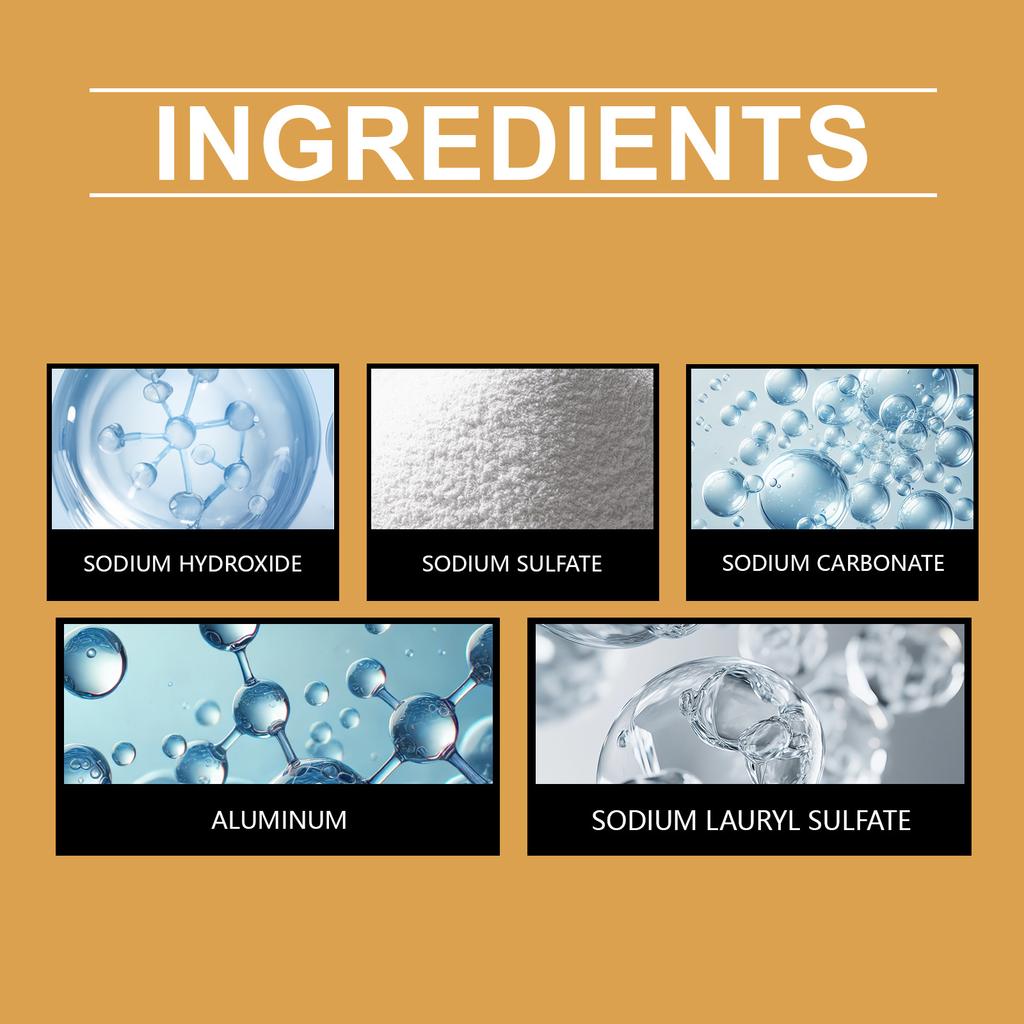 DrainCleaner, Powerful Foaming Clog Remover For Kitchen Sink, Bathroom & Shower Drains,Multi-Purpose Pipe Cleaning Powder For Fast-Acting Results