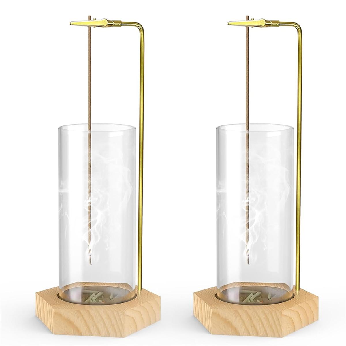 2025+ 2 Pcs Incense Holder,Incense Burner, Insence-Stick Holder Mess-Free Incense Burner Holder, Ideal for Meditation, Yoga China Mainland