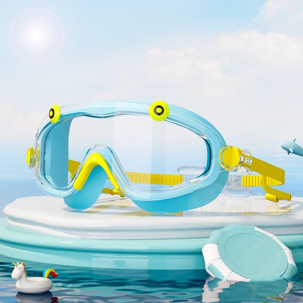 

Anti Fog Children Swim Glasses Soft Silicone Swimming Eyewear for Kids Outdoor зелений