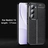 For Redmi 15 Case For Xiaomi Redmi 15 Cover Shockproof TPU Soft Leather Phone Funda Shell Bumper For Redmi 15