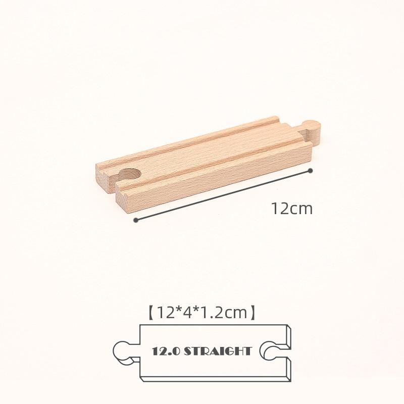New-Off-The-Shelf Superior-Grade Wooden First-Class Tarck First-Class Railway Play Sets Beech Superior-Grade Wooden First-Class Train
