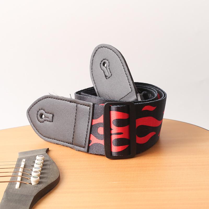Guitar Strap for Folk, Electric, and Bass Guitars - Classic Model for Boys & Girls