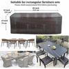 213x132x74cm  Garden Furniture Cover, Furniture Protection Cover Garden Furniture Cover Waterproof Anti-uv Rectang