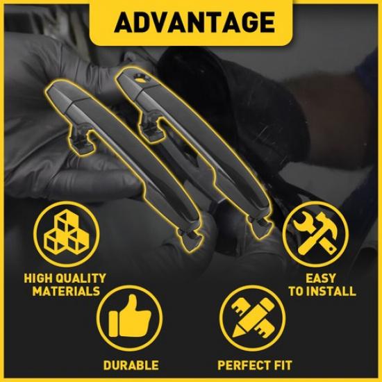 Exterior Door Handle Front For 2001-2012 Toyota RAV4 RH/LH Driver/Passenger Side