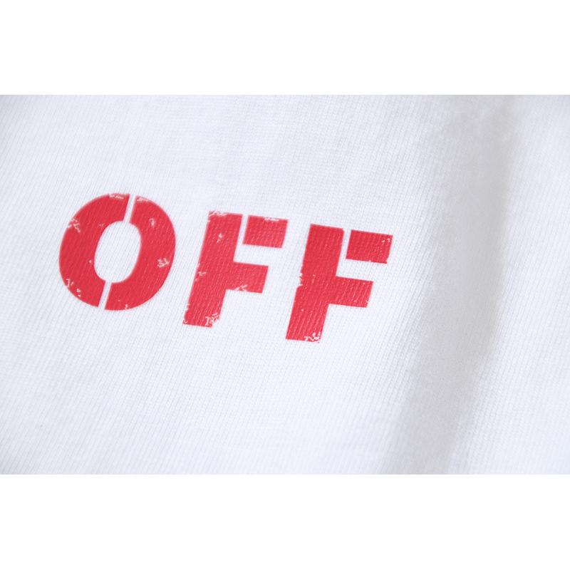1090 Off-White 2025 Frühjahr/Sommer Neu Smile Pfeil Gedruckt Rundhals Kurzarm Herren- und Damen-T-Shirts