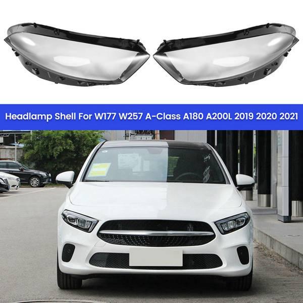 Fits 2019-2021 Mercedes-Benz W177/W257 A-Class A180/A200L Left Headlight Cover