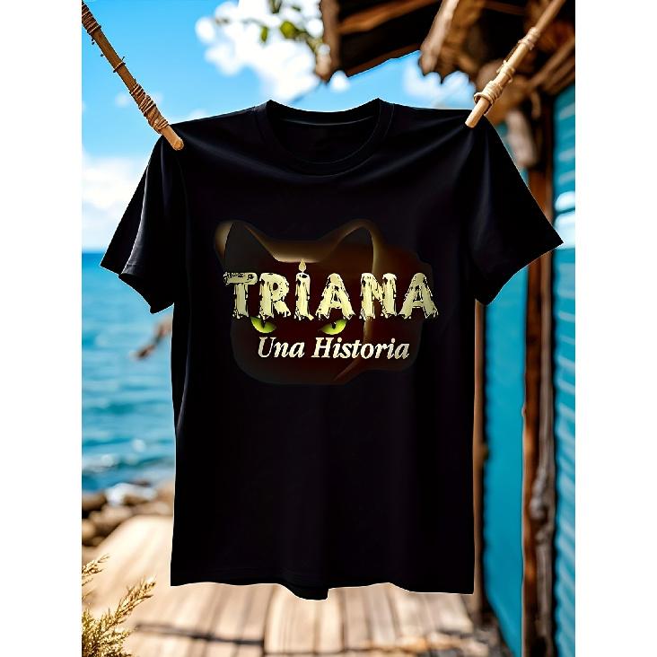 Music Group T Shirt Years 70 80 Seville Triana Rock History Lin Mtr002# Color Black, Size L