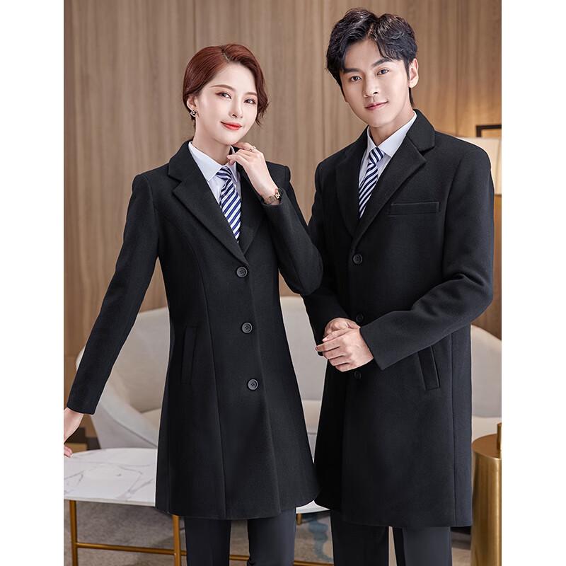 Teluoman Professional Padded Wool Blend Overcoat
