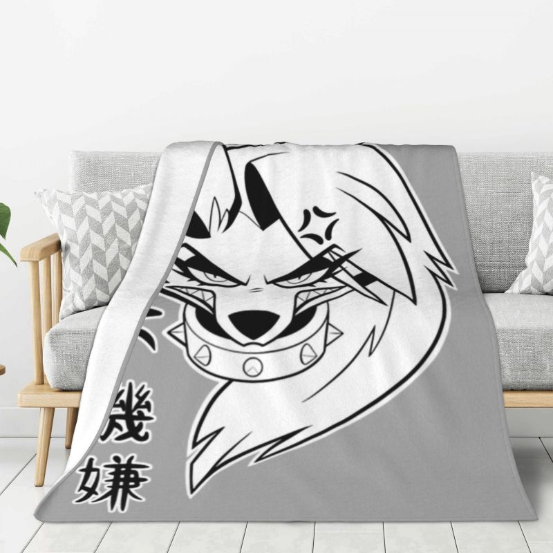 Custom Animated Anime Helluva Boss Blitzo Blanket 3D Printed Soft Flannel Fleece Warm Throw Blankets Car Bedding Sofa Bedspreads