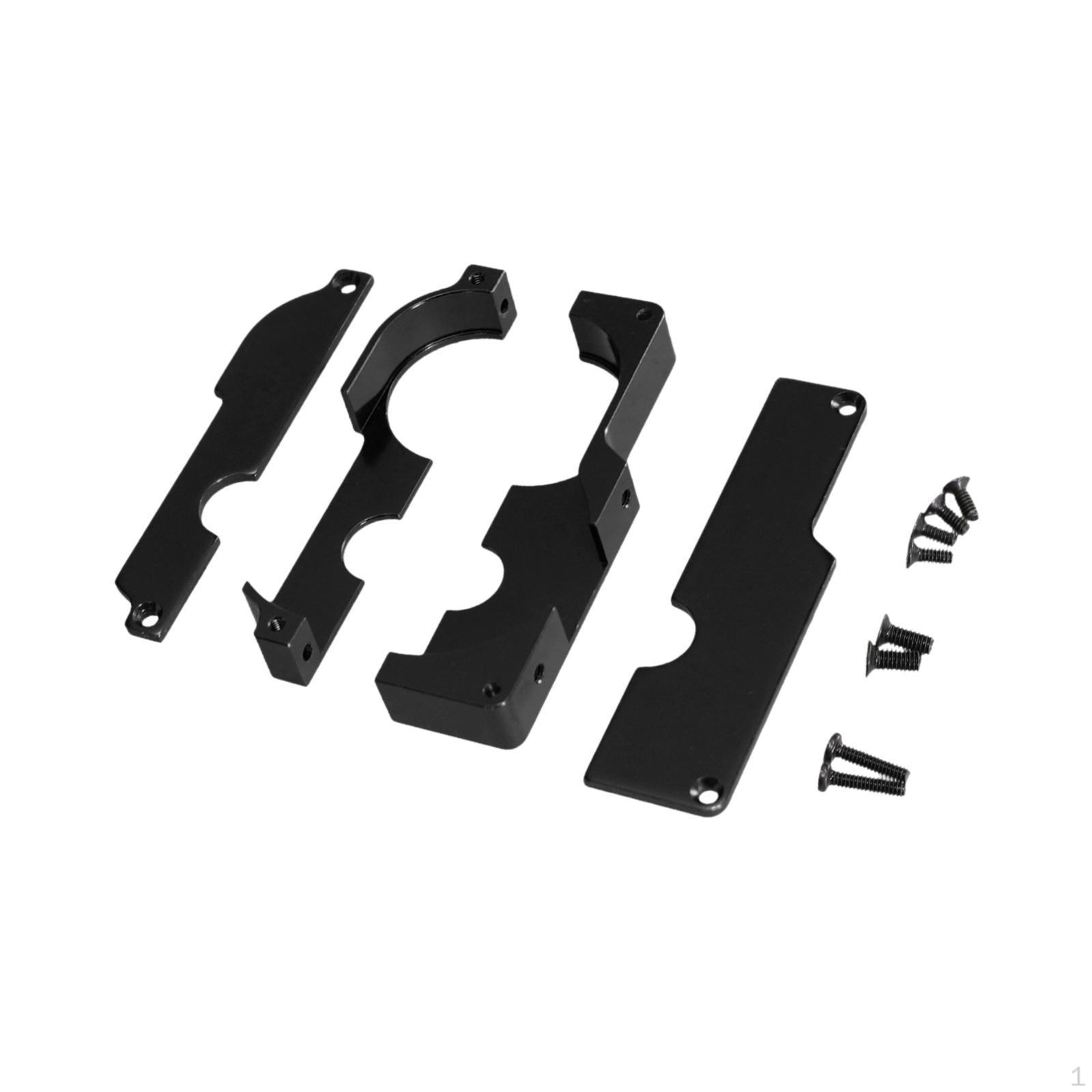 

Кришка шестерні радіокерованої машинки Алюмінієвий корпус DIY Аксесуари Простий у використанні Модернізована деталь Аксесуари Захисник для чорний